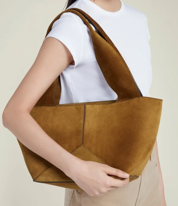 Métier Shopper | Schultertaschen<Tasche Market Small in Suede Marrakech