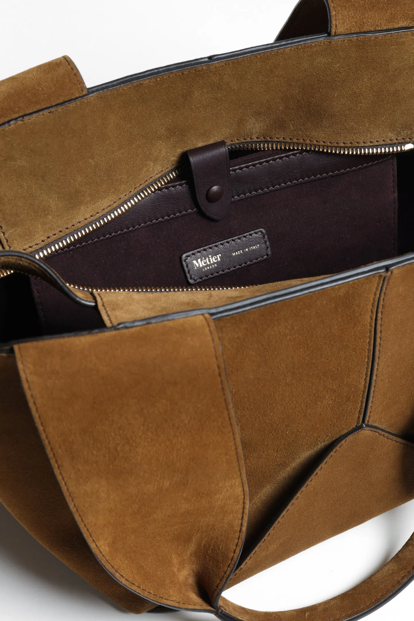 tasche_market_small_in_su_4.webp Métier Shopper | Schultertaschen<Tasche Market Small in Suede Marrakech