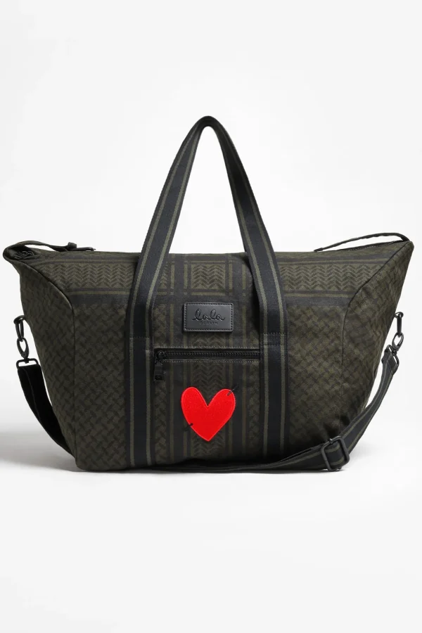 Lala Berlin x Anita Hass Shopper<Tasche Muriel 'Heart' in Olive