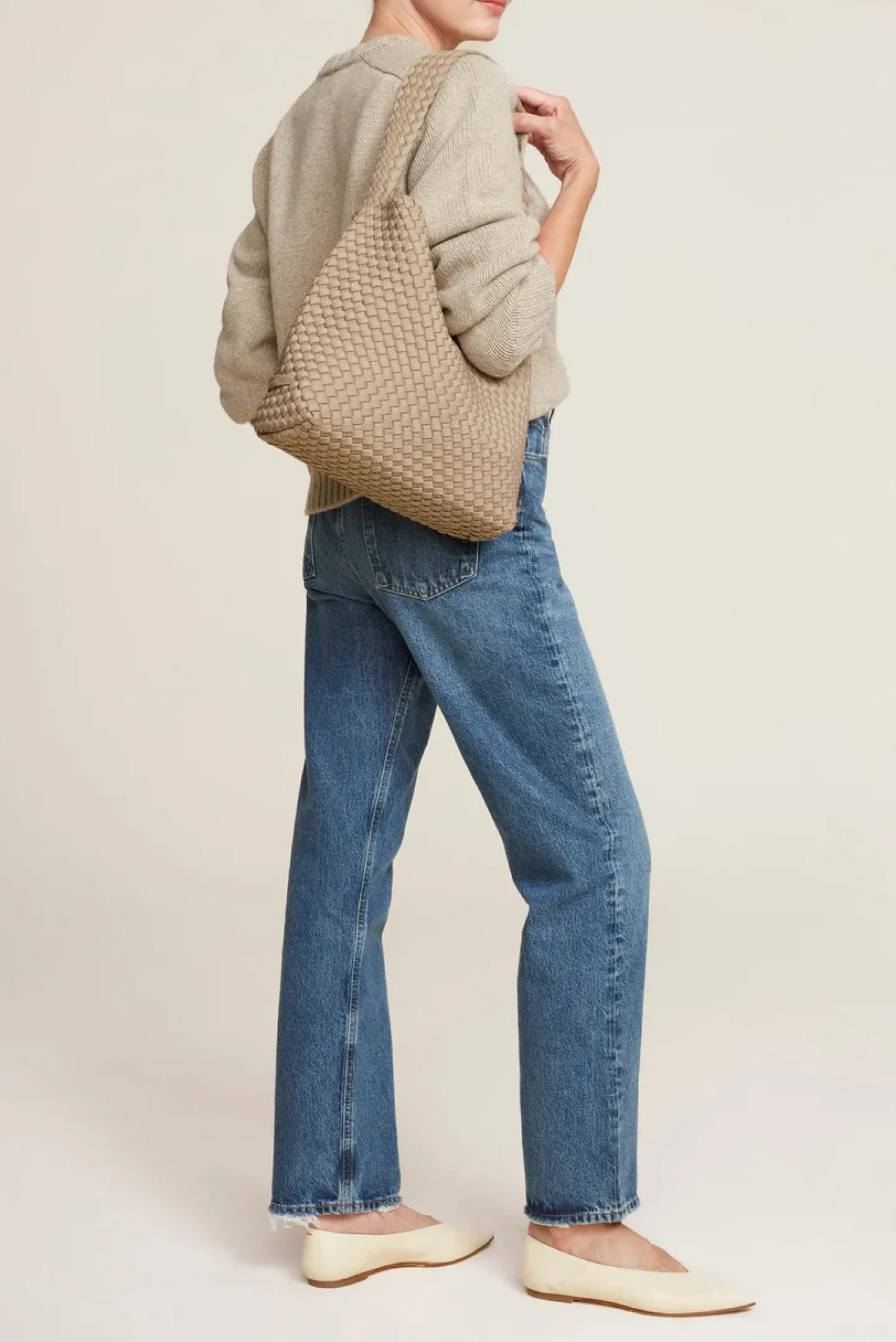 tasche_nomad_in_cashmere_3.webp Naghedi Shopper | Schultertaschen<Tasche Nomad in Cashmere