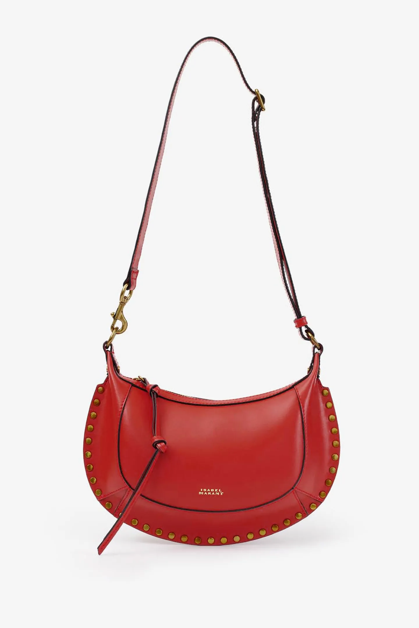 tasche_oskan_moon_in_rot_2.webp Isabel Marant Schultertaschen | Crossbody<Tasche Oskan Moon in Rot
