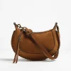Isabel Marant Schultertaschen | Crossbody<Tasche Oskan Moon Suede in Cognac