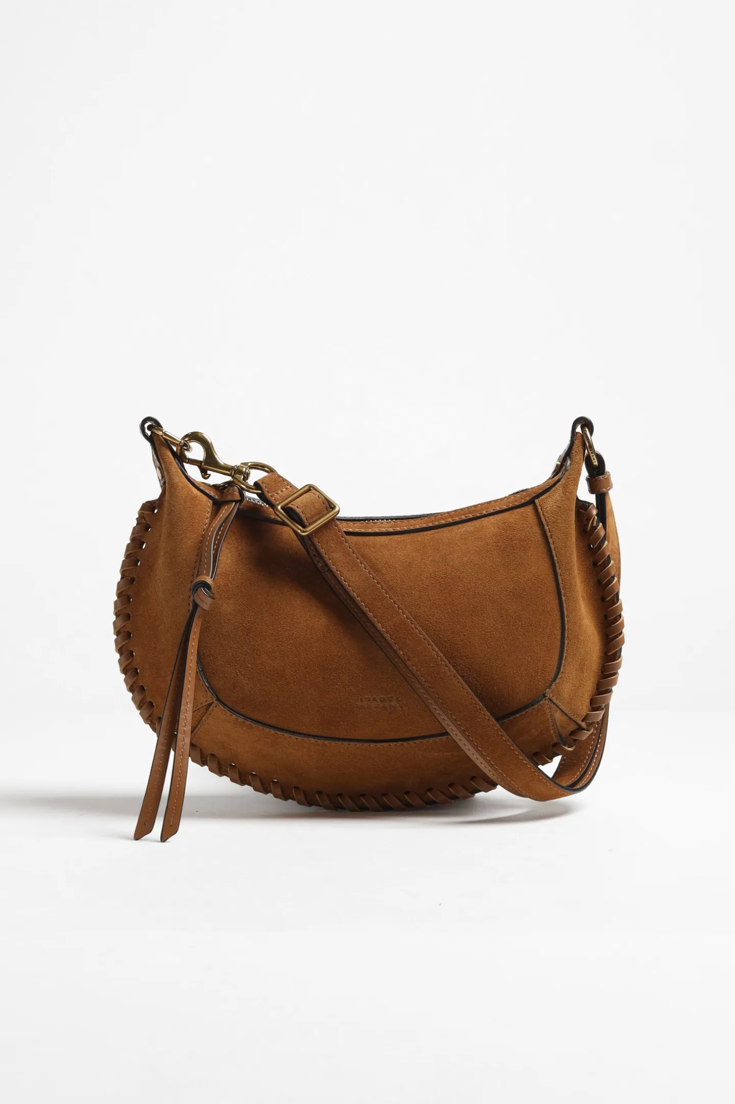 tasche_oskan_moon_suede_i_0.webp Isabel Marant Schultertaschen | Crossbody<Tasche Oskan Moon Suede in Cognac
