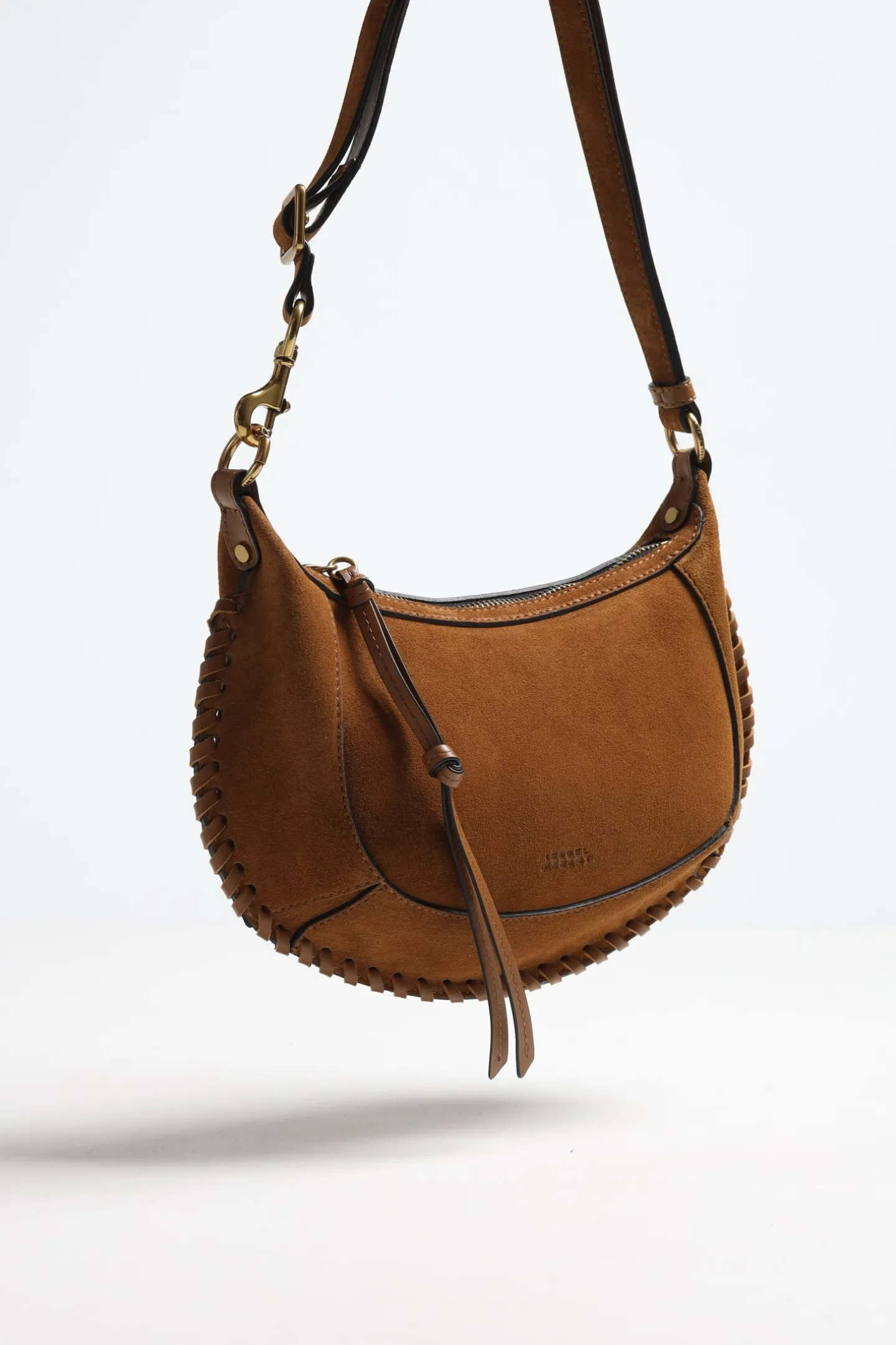 tasche_oskan_moon_suede_i_1.webp Isabel Marant Schultertaschen | Crossbody<Tasche Oskan Moon Suede in Cognac