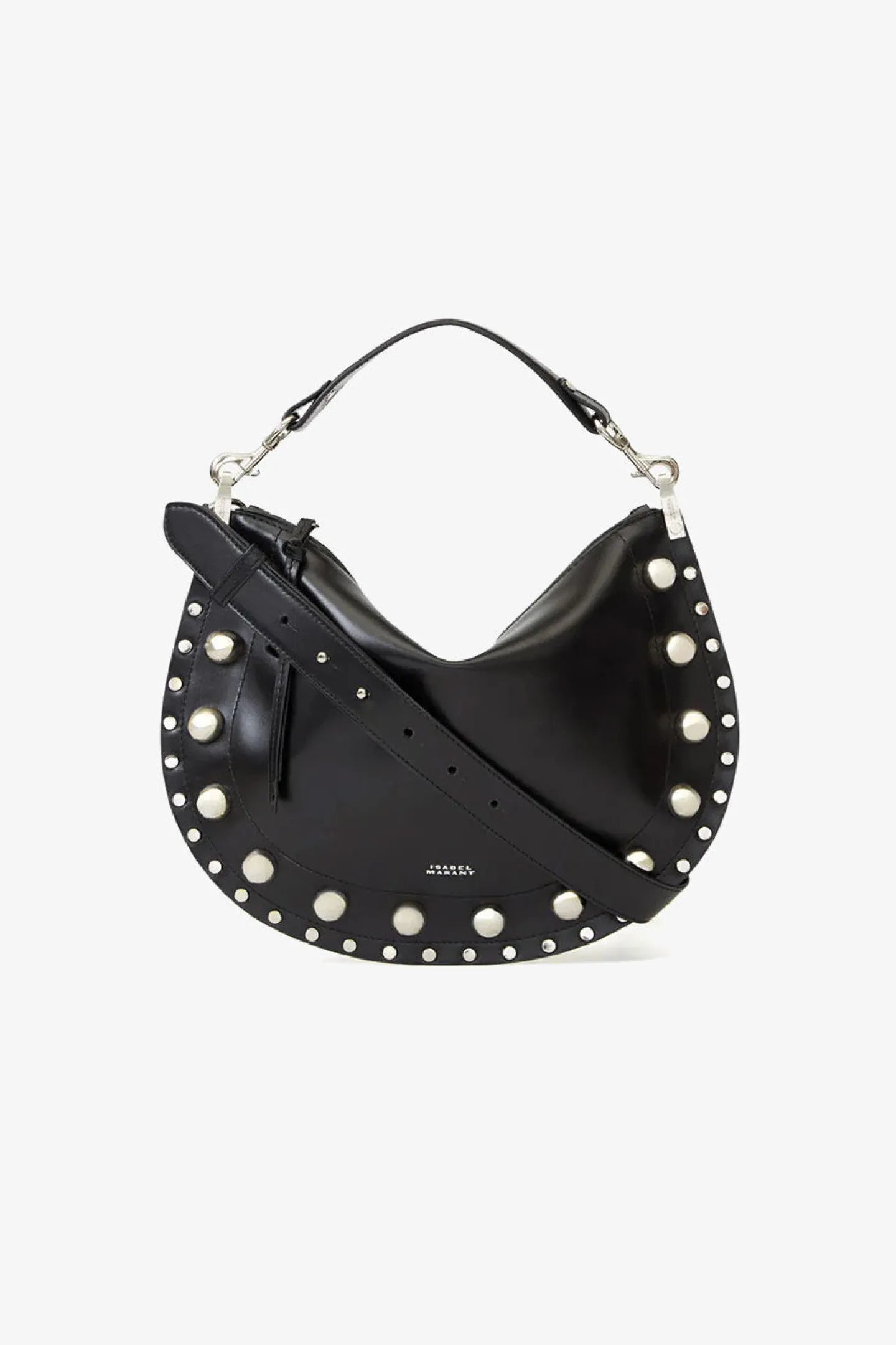 tasche_oskan_soft_zip_in__0.webp Isabel Marant Schultertaschen | Handtaschen<Tasche Oskan Soft Zip in Schwarz