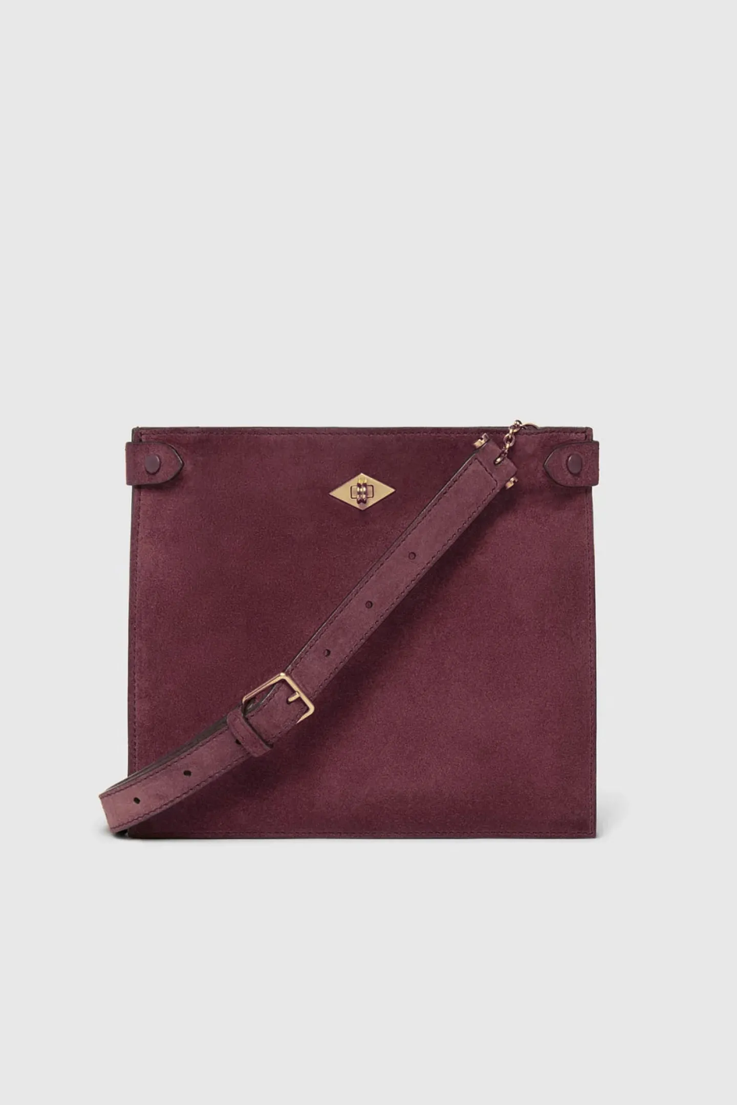 tasche_stowaway_suede_in__0.webp Métier Schultertaschen | Crossbody<Tasche Stowaway Suede in Amarone