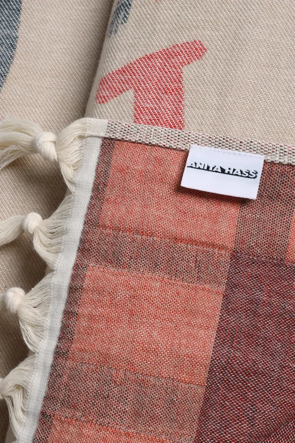 Anita Hass Home<Tuch 'Snake' in Beige