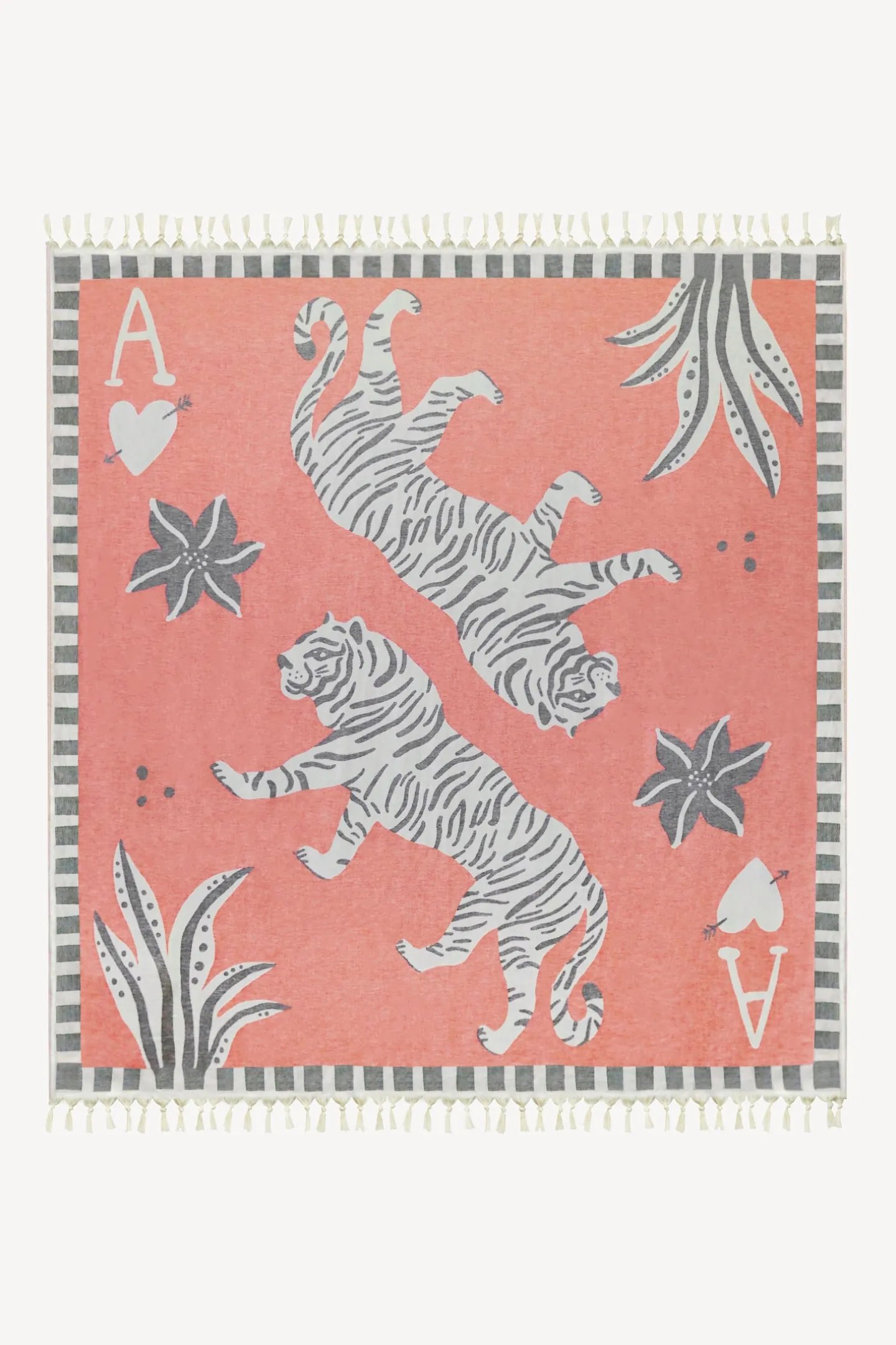 tuch_tiger_in_rot_0.webp Anita Hass Home<Tuch 'Tiger' in Rot